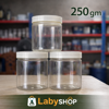 Spare Parts Casket (Transparent Plastic Dibba) 8.5cm Chemical Jar 250gm