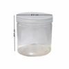 Spare Parts Casket (Transparent Plastic Dibba) 8.5cm Chemical Jar 250gm
