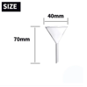 Polylab Plastic Funnel 35 mm-150 mm size available for Lab Use