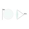 Double Convex Optical Lens 75 mm