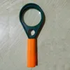 Hand Magnifying Glass 50 mm, Orange and Green
