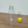 100ml Empty Plastic Bottle with Yellow Can