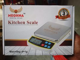 MEGHNA KITCHEN SCALE SS Body 1GM-5KG