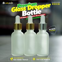 China Premium Quality 30ML Frosted Dropper Glass Bottle