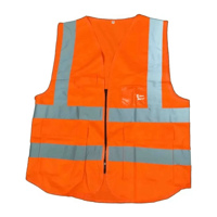 4 Pocket Safety Vest-Orange Color price in Bangladesh