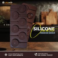 Silicone Chocolate Bar Molds Lollipop Shape Mold