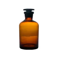 Amber Glass Reagent Bottle 250ml Narrow Mouth