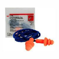 3M Ear Plugs 1270 Corded Reusable Ear Plugs