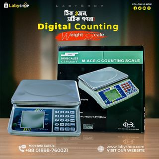 Digital Counting Weight Scale, M-ACS Series, 1 gm to 30Kg