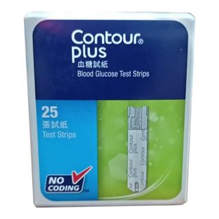 Contour Plus 25 Strip 1 Box Glucose Testing Solution at Discount price in BD