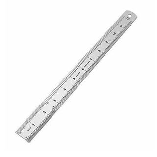 12 inch Steel Scale for laboratory use
