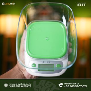 Electronic Kitchen Scale With Bowl SH- 125 1gm-5kg