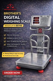 Brothers Digital 60 Kg Digital Weight Scale Heavy Duty