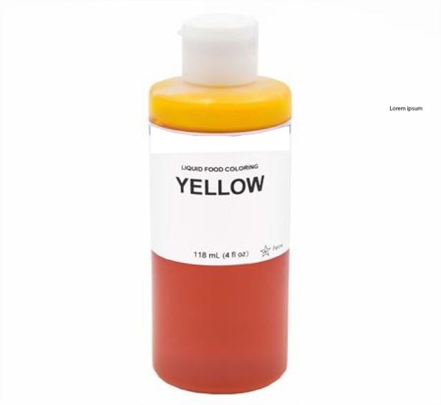 YELLOW LIQUID COLOR FOOD GRADE