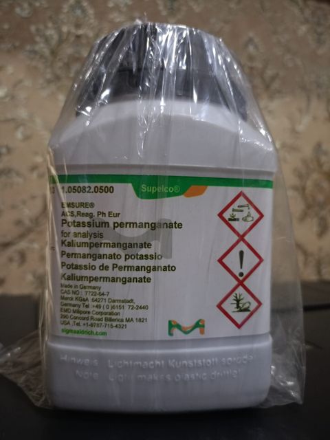 Potassium Permanganate, 500gm Merck India