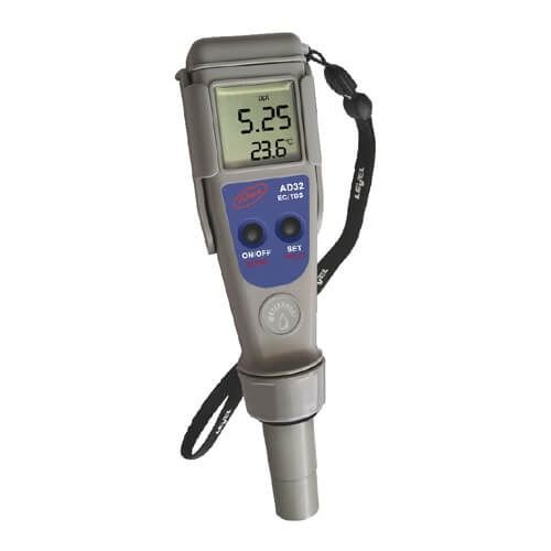 Adwa Waterproof EC/TDS/ Temp Pocket Tester - High Range AD-32