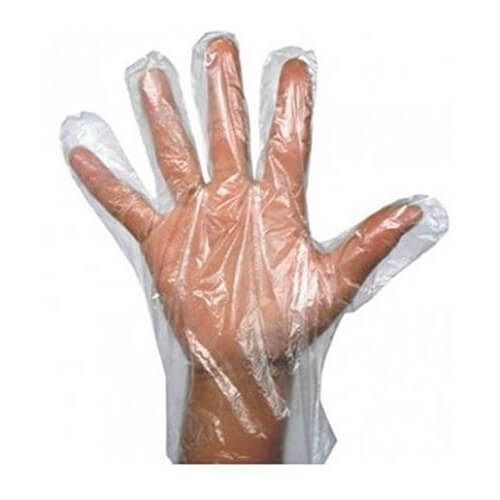 Polyethylene Hand Gloves 100 Pcs Pack
