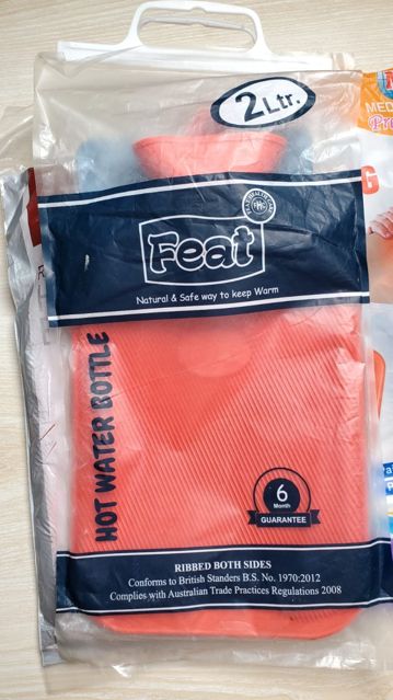 Feat Hot Water Bottle - Safe, Soothing Warmth