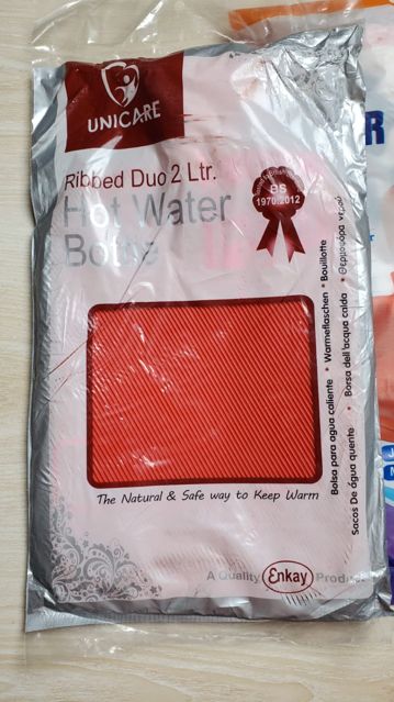 Hot Water Bottle - Natural Relief for Pain & Comforting Warmth