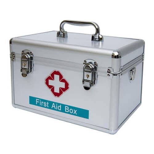 Buy Aluminum Made- First Aid Box with Security Lock at discount price