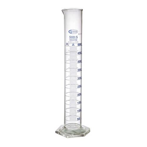 Glassco Measuring Cylinder HEXA Class