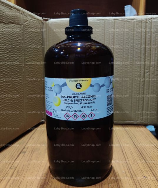 iso-PROPYL ALCOHOL 99% For HPLC & UV Spectroscopy