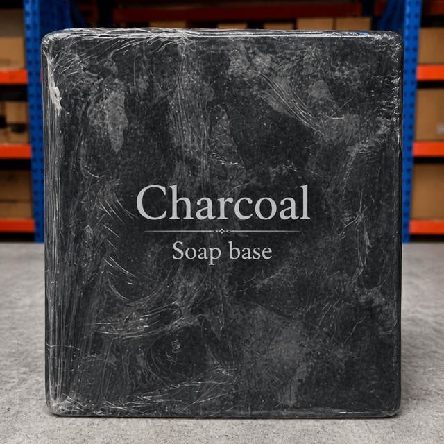 Natural Charcoal Soap Base - Oil Control & Acne Care