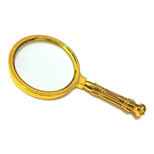 Golden Magnifying Glass 80mm Smart