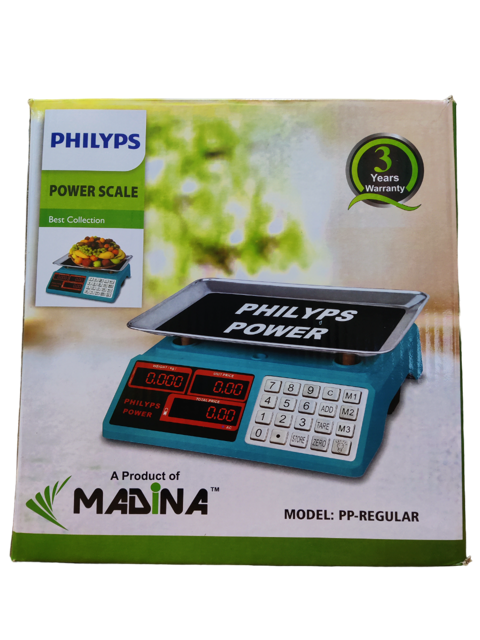 Philyps Degital Scale 40kg Capacity (SS Key)