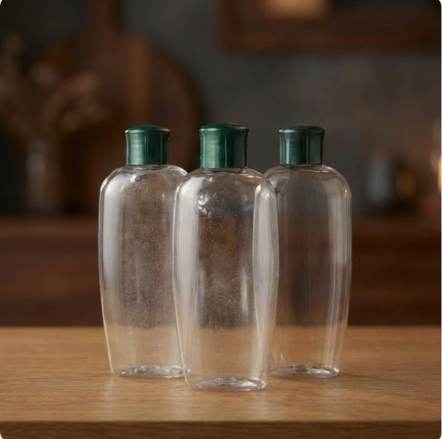 200ml Plastic Oil Bottle (Round)