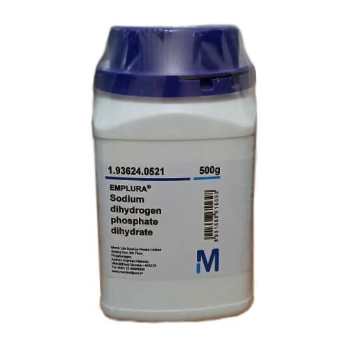 Sodium Dihydrogen Phosphate Dehydrate, 500gm Merck India