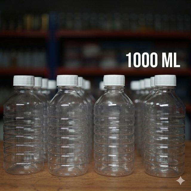 1000 ml Clear Plastic Oil Empty Bottle