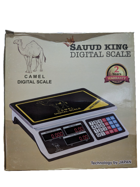 Camel Brand 40kg Digital Scale (Plastic Key)