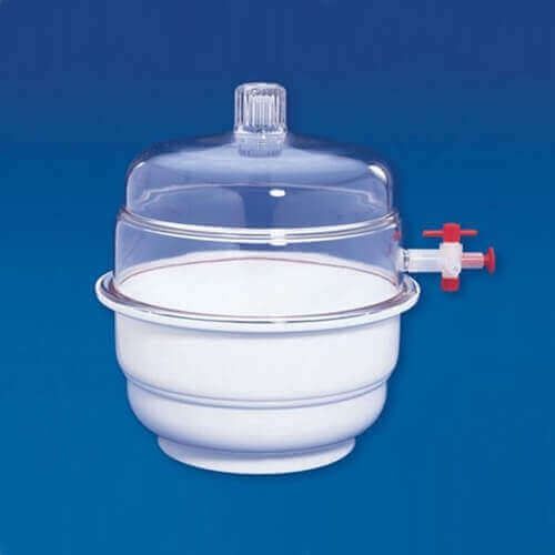 PolyLab 300 mm Plastic Vacuum Desiccator